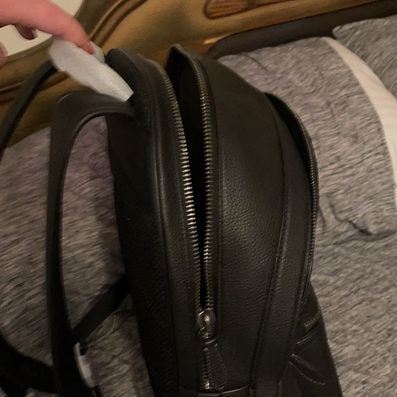 Coach black backpack